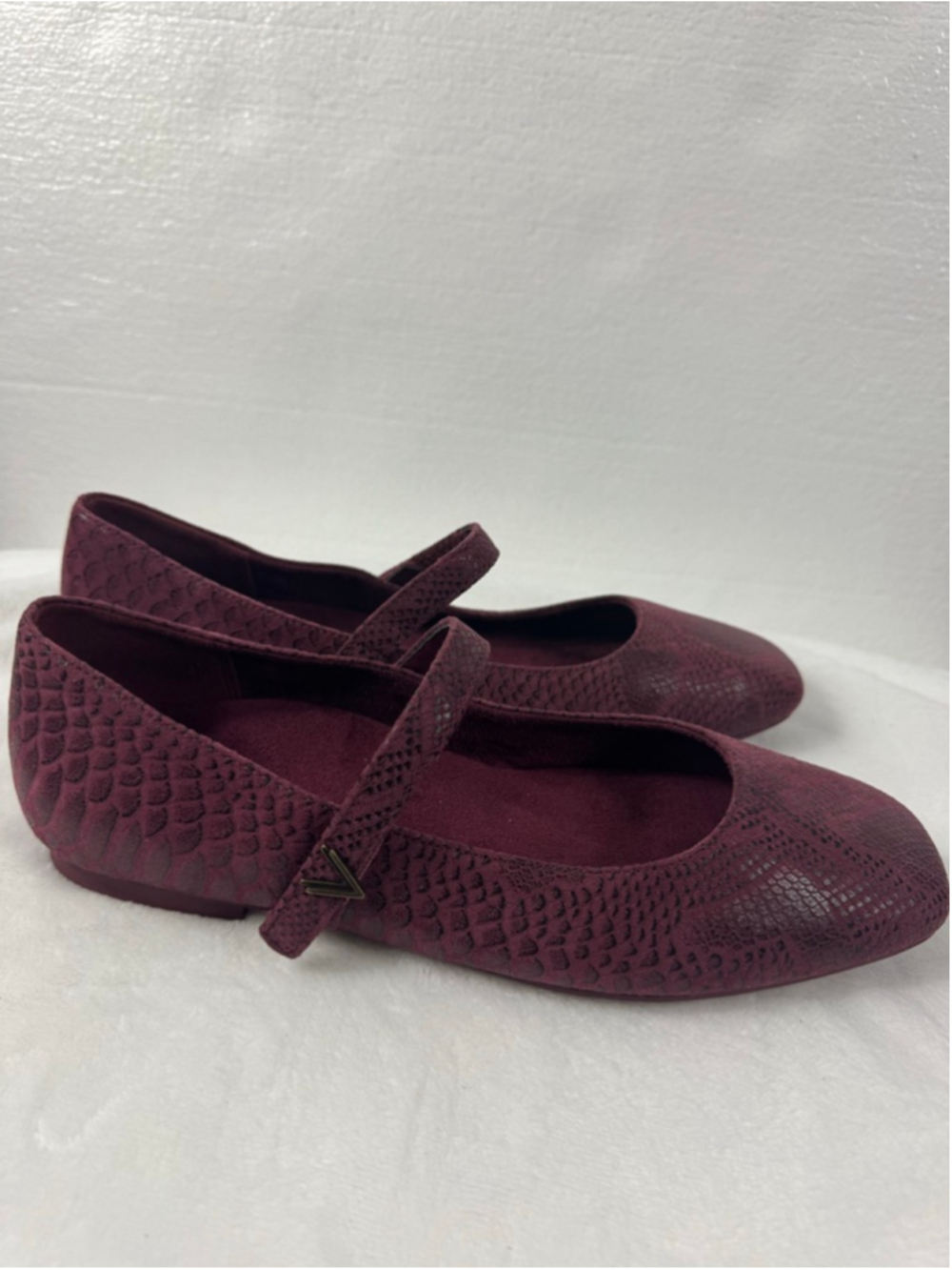 Vionic Alameda Croc Mary Jane Flats Cherry Jubilee Size 8 - Picture 5 of 10